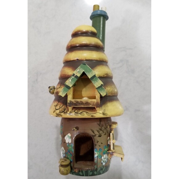 Vintage Zim's Heirloom Collectibles "Beehive Smoker" handpainted wood - Picture 11 of 12